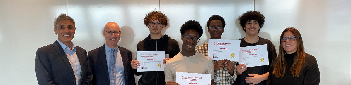 Young Influencers Programme Pitch Day winners